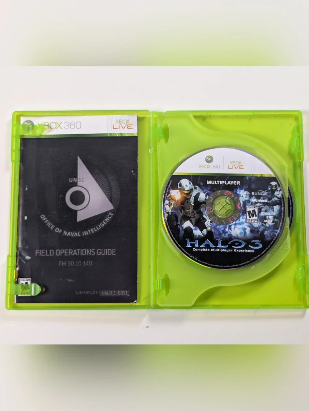Halo 3 ODST Xbox 360 2-Disc Game Complete With Manual